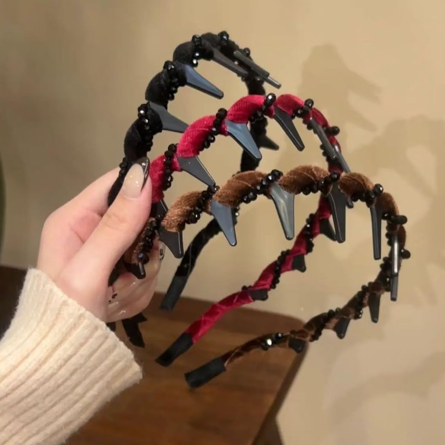 Vintage Headband with Teeth